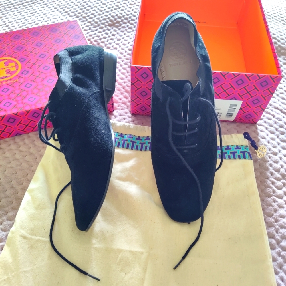 Tory Burch black Bombe Oxford